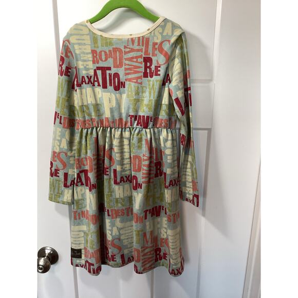 NWT Matilda Jane Girl Field Trip Traveling Long Sleeve Dress Multicolor SZ 8 - Picture 5 of 9